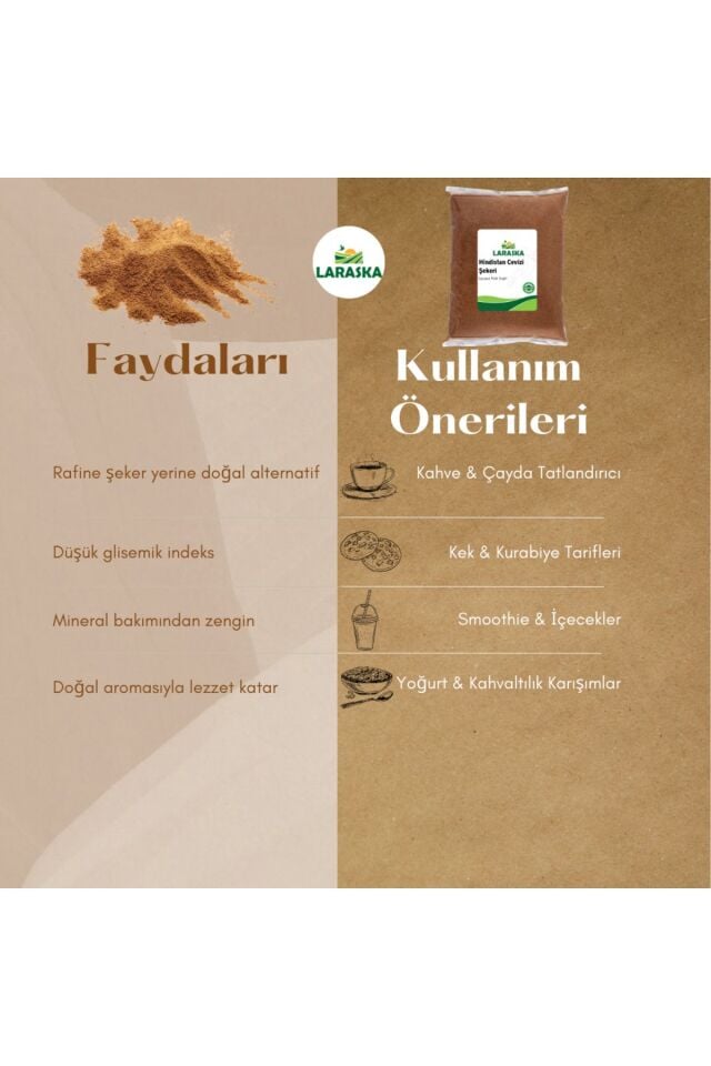 Hindistan Cevizi Şekeri 500g Glutensiz Vegan - Coconut Palm Sugar 500g