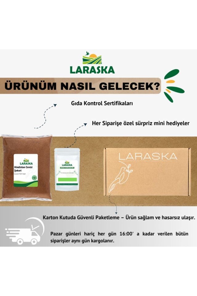 Hindistan Cevizi Şekeri 500g Glutensiz Vegan - Coconut Palm Sugar 500g