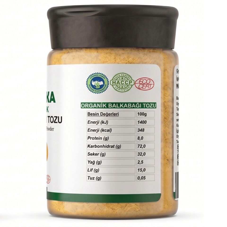Organik BalkabağıTozu 500g Organic Pumpkin Powder