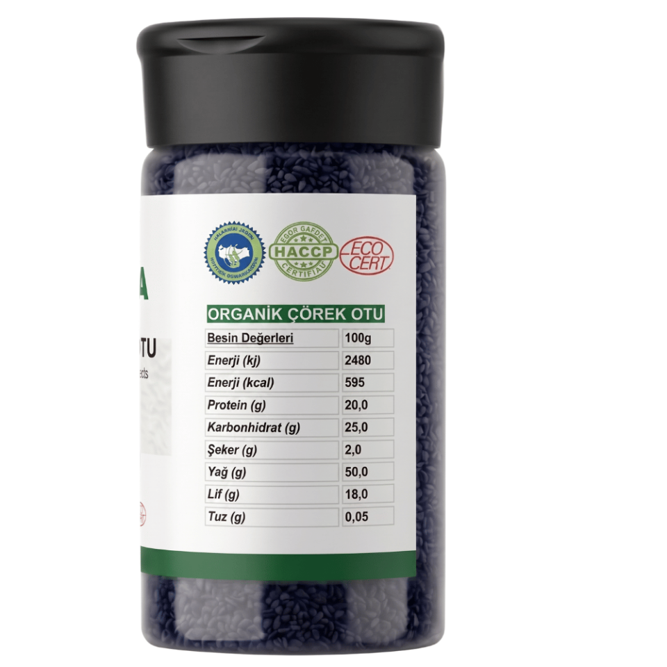 Organik Çörek Otu 50g Organic Black Cumin