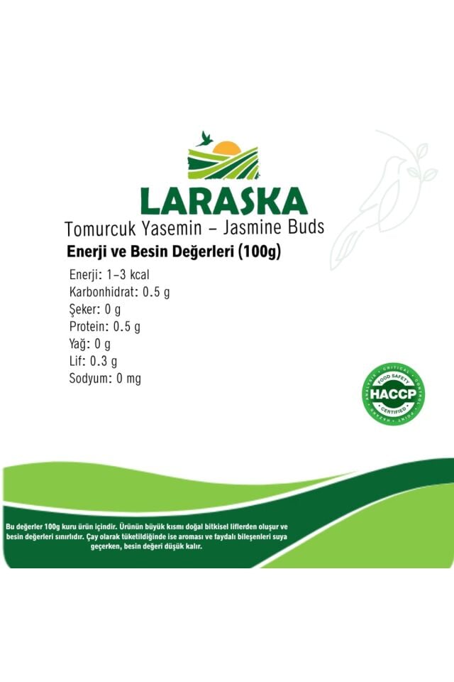 Tomurcuk Beyaz Yasemin Çayı 100g- Jasmine Buds Tea