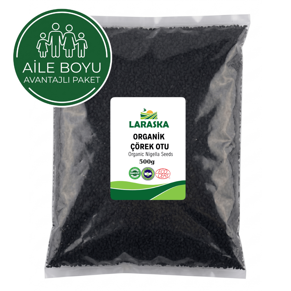 Organik Çörek Otu 500g Organic Black Cumin Seeds