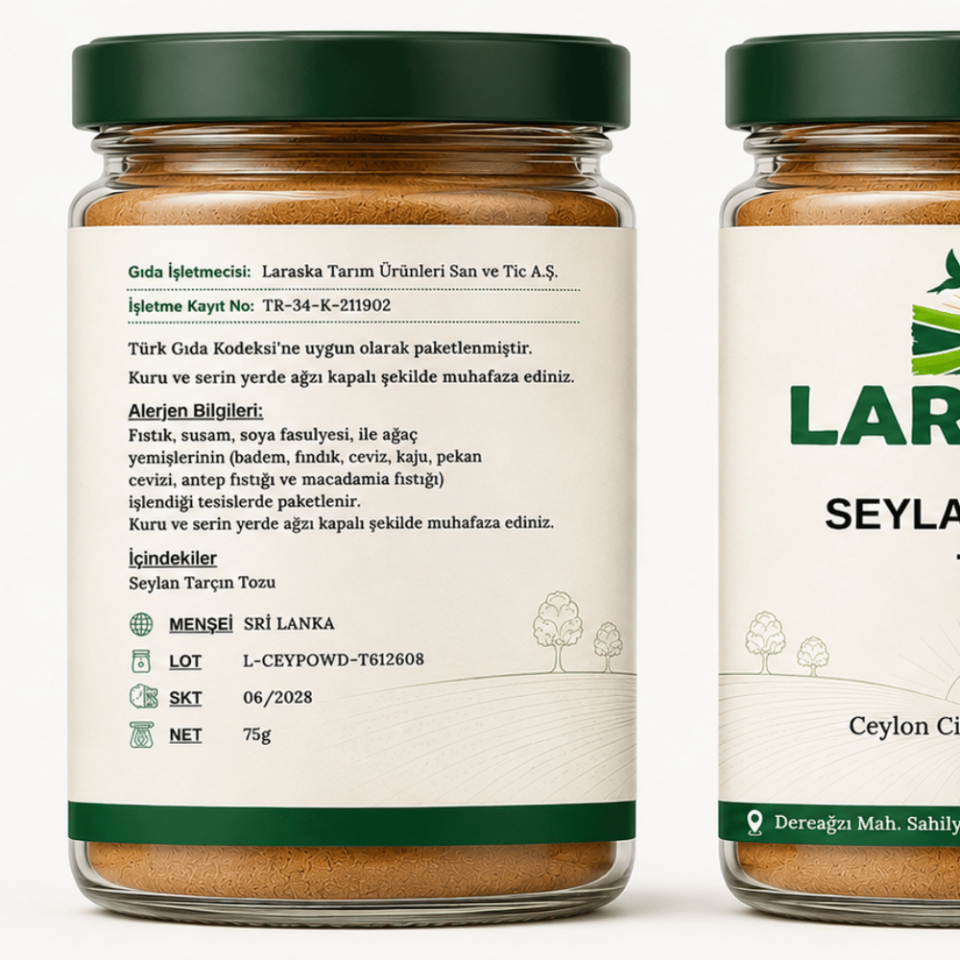 Seylon Tarçın Toz 75g Real Ceylon Cinnamon Powder