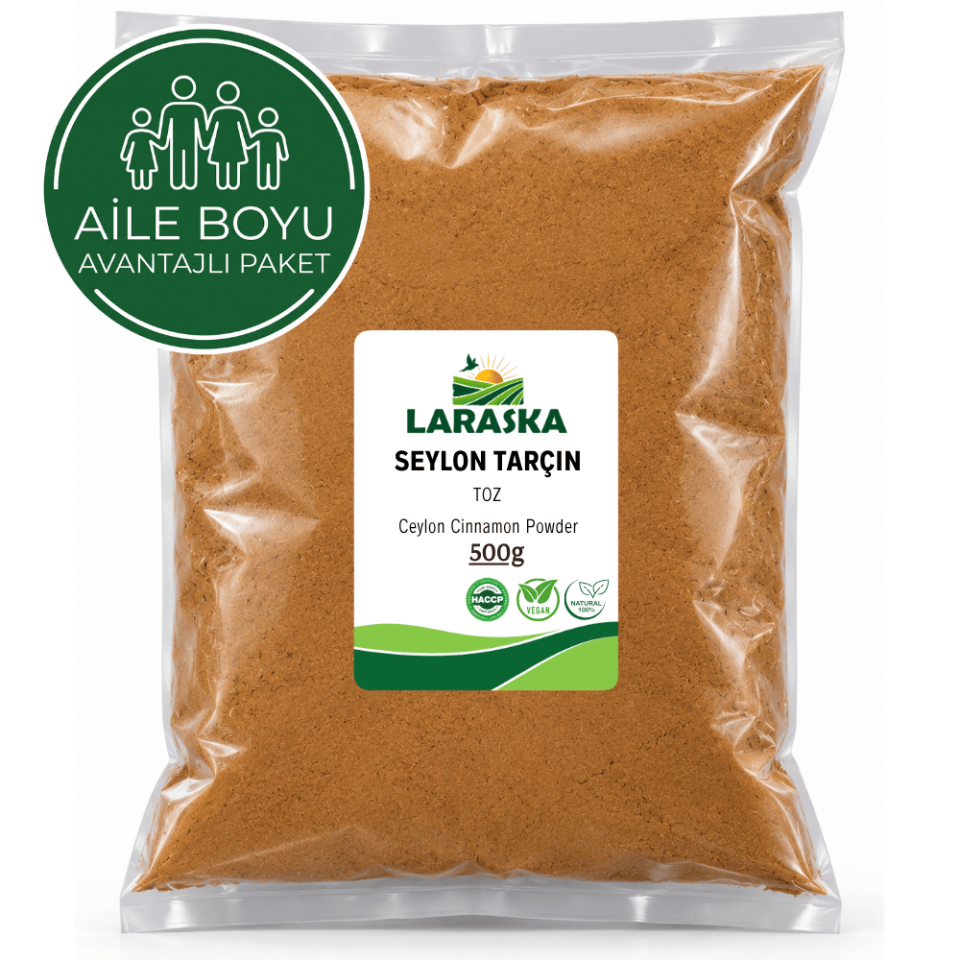 Seylon Tarçın Toz 500g Real Ceylon Cinnamon Powder