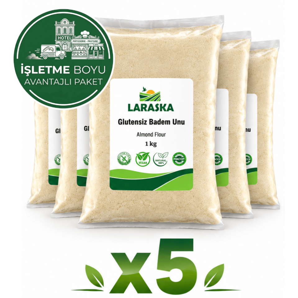 Glutensiz Badem Unu 5kg Almond Flour Avantajlı