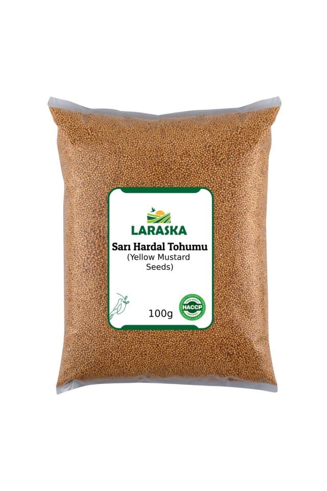 Sarı Hardal Tohumu 100g - Yellow Mustard Seeds