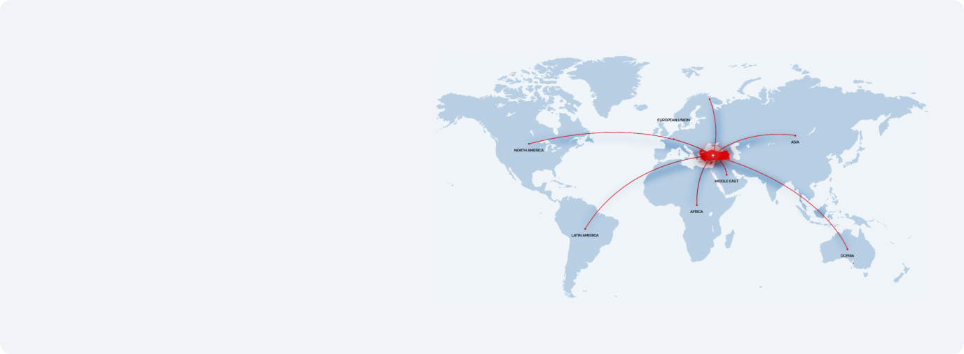 DÜNYA ÇAPINDA İHRACAT